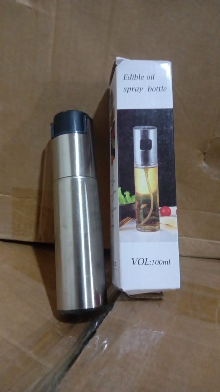 Oil Spray Bottle for Dosa | Food Grade Stainless Steel Glass Oil Spray Bottle (100 ML) Oil Spray Bottle for Dosa | Food Grade Stainless Steel Glass Oil Spray Bottle (100 ML)